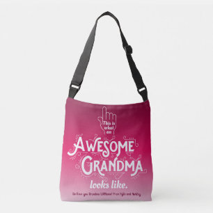 Zo ziet een Geweldige grootmoeder eruit als Ombre Crossbody Tas