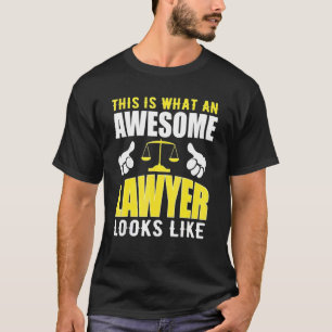 Zo ziet een Geweldige jurist er uit T-shirt