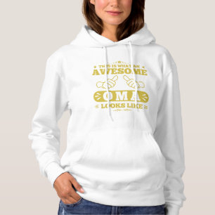 Zo ziet een Geweldige Oma eruit Hoodie