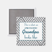 Zo ziet een Geweldige opa eruit Magneet (Voorkant / Achterkant)