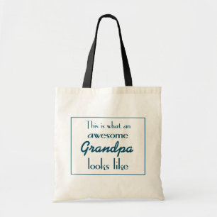 Zo ziet een Geweldige opa eruit Tote Bag
