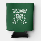 Zo ziet een Geweldige papa er grappig uit Blikjeskoeler (Voorkant)