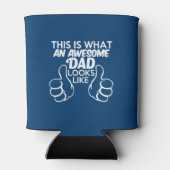 Zo ziet een Geweldige vader er grappig uit Blikjeskoeler (Achterkant)