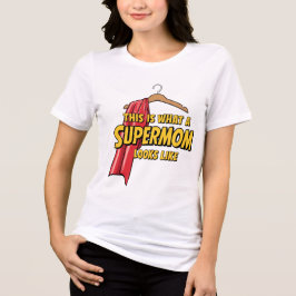 Zo ziet een supermoeder eruit Tri-Blend shirt