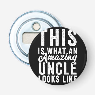 Zo ziet een verbluffende oom eruit button flesopener