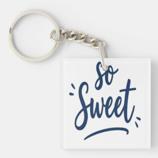 Zo Zoete Calligrafie Ontwerp Ontwerp voor Iedere Sleutelhanger