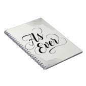 Zoals altijd notitieboek (Rechterzijde)