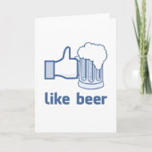 Zoals Beer Feestdagen Kaart (Voorkant)