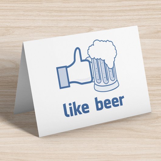 Zoals Beer Feestdagen Kaart