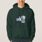 Zoals Beer op St Patrick's Day Hoodie (Voorkant)