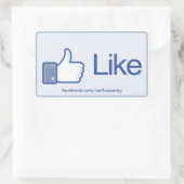 Zoals Button - promotionele stickers (Tas)