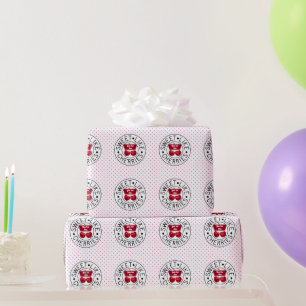 ZOALS CHERRIES Retro  Stempel op wit Cadeaupapier