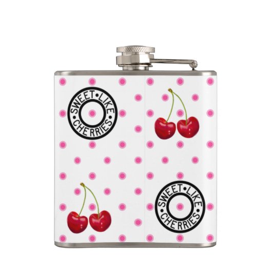 ZOALS CHERRIES STEPMOM Retro  hart Heupfles (Achterkant)