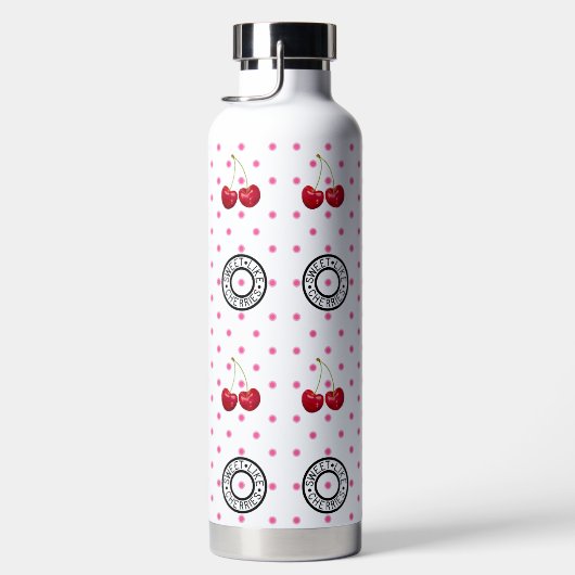 ZOALS CHERRIES STEPMOM Retro Hart Wt Waterfles (Rechts)