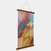 Zoals de wind hangend wandkleed (Gebogen)