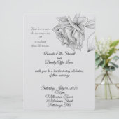 Zoals de zon 6,5" x 8,75" bruiloft uitnodiging (Staand voorkant)