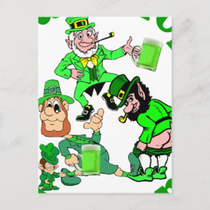 Zoals drink als een leprechaun briefkaart