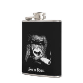 Zoals een Baas Gorilla-roken Heupfles (Links)