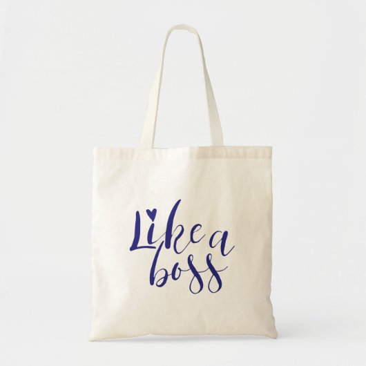 Zoals een baas tote bag (Voorkant)
