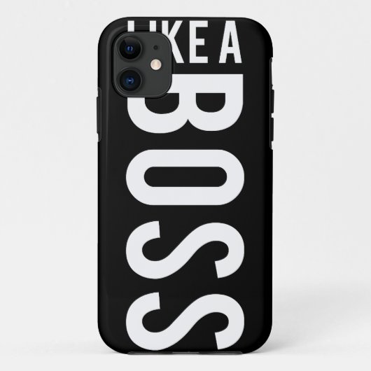 ZOALS EEN BOSS Case-Mate iPhone CASE (Achterkant)