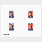 Zoals een Boss - Hillary Propaganda Rechthoekige Sticker (Vel)