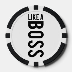 ZOALS EEN BOSS POKERCHIPS