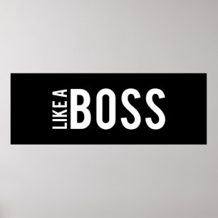 ZOALS EEN BOSS POSTER