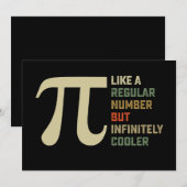 Zoals een gewoon getal, maar oneindig koelere PI-d Kaart (Voorkant / Achterkant)