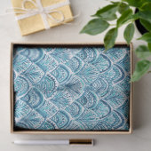 ZOALS EEN MERMAID Nautical Fish Scaling Pattern Tissuepapier (Geschenk)