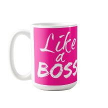 Zoals een Mok met een zwarte roze