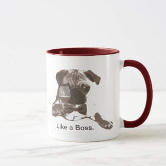 Zoals een Mok voor Boss Pug en Fine Wine Coffee