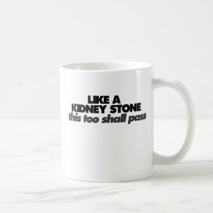 Zoals een niersteen koffiemok