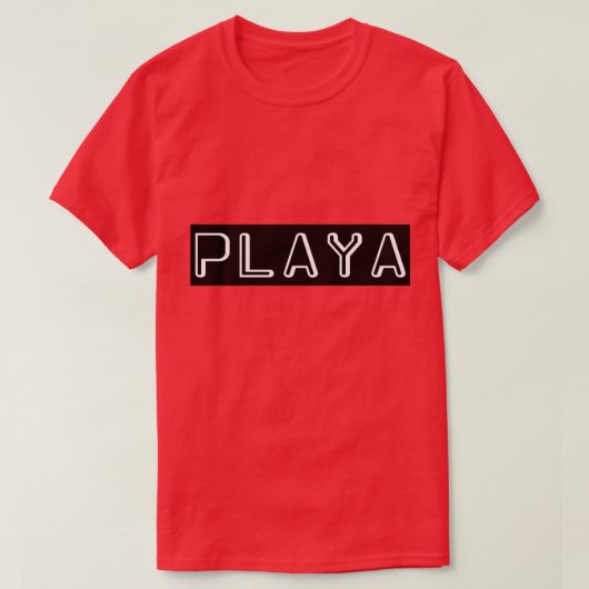 Zoals een Playa T-shirt (Design voorkant)