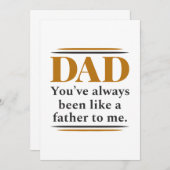 Zoals een vader bedankkaart (Voorkant / Achterkant)