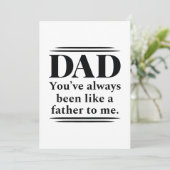 Zoals een vader bedankkaart (Staand voorkant)