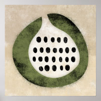 Zoals een vijg of een kiwi Poster muurkunst