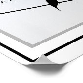 Zoals een vogel op een drager poster (Hoek)