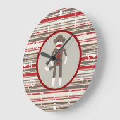 Zoals een zwarte sokaap met Stropdas op rode strep Grote Klok (Hoek)