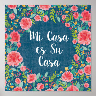 Zoals Frida VIII Mi Casa es Su Casa Poster