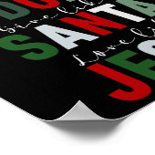 Zoals Frosty Shine Rudolph Geef Santa Liefde Jezus Poster (Hoek)