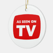 ZOALS GEZIEN OP tv-versiering Keramisch Ornament (Links)