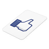 Zoals hand - FB duimen omhoog Magneet (Linkerzijde)