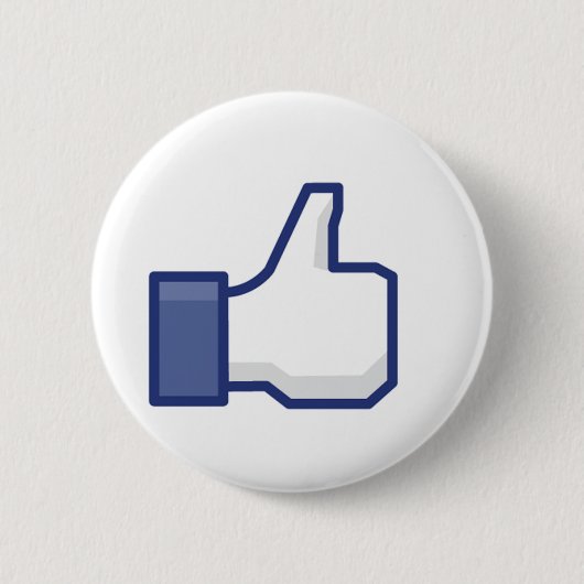 Zoals Hand Ronde Button 5,7 Cm (Voorkant)