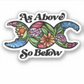 Zoals hierboven, dus onder het driestukssymbool sticker (Voorkant)