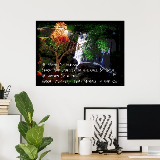 Zoals hierboven, hieronder poster (Thuiskantoor)