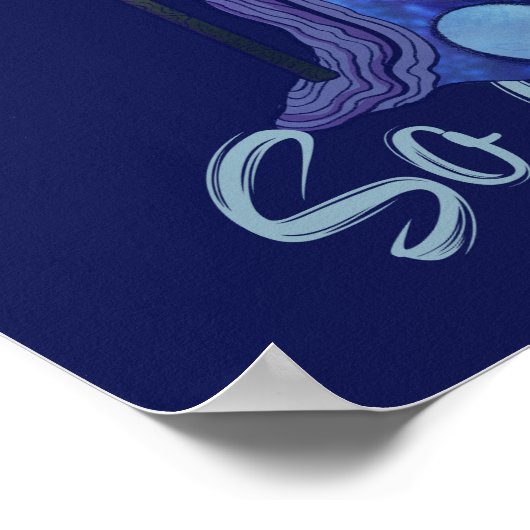 Zoals hierboven onder Crone Moon Goddess Pagan Art Poster (Hoek)