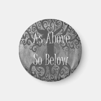 Zoals hierboven Zo onder Tree of Life Magnet Magneet