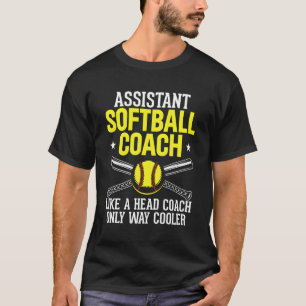 Zoals hoofdtrainer maar er softball coach trainer t-shirt
