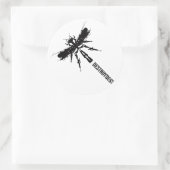 Zoals insecten 5 ronde sticker (Tas)