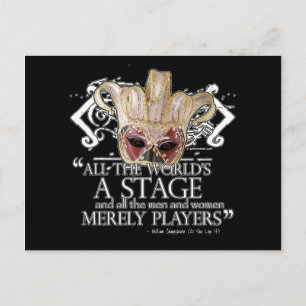 Zoals je het leuk vindt, citaat briefkaart